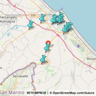 Mappa Via Valverde, 47923 Rimini RN, Italia (4.14333)