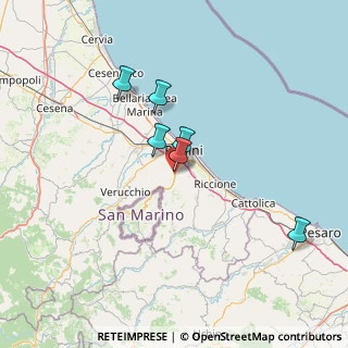 Mappa Via Valverde, 47923 Rimini RN, Italia (38.86636)