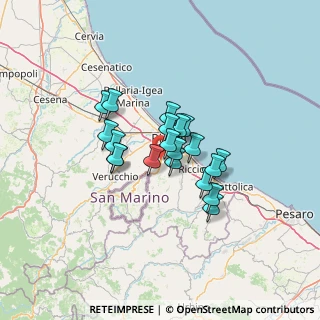Mappa Via Valverde, 47923 Rimini RN, Italia (9.275)
