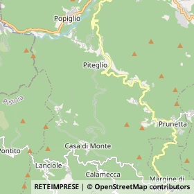 Mappa Piteglio