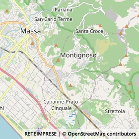 Mappa Montignoso
