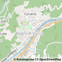 Térkép Bagni di Lucca