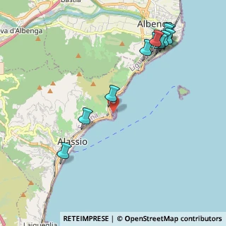 Mappa Porto Luca Ferrari, 17021 Alassio SV, Italia (2.53455)