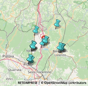 Mappa Via Bolognese, 50031 Barberino di Mugello FI, Italia (11.44471)