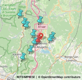Mappa Via Bolognese, 50031 Barberino di Mugello FI, Italia (6.29727)
