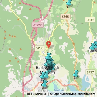 Mappa Via Bolognese, 50031 Barberino di Mugello FI, Italia (2.5845)
