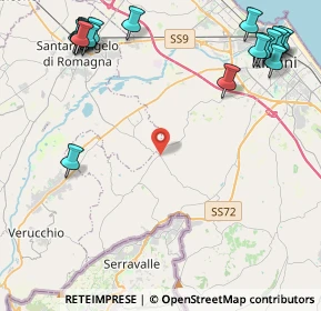 Mappa Via S. Martino in Venti, 47923 Rimini RN, Italia (6.37778)