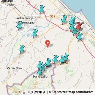 Mappa Via S. Martino in Venti, 47923 Rimini RN, Italia (5.035)