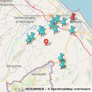Mappa Via S. Martino in Venti, 47923 Rimini RN, Italia (4.06286)