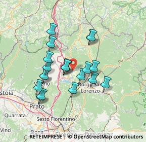 Mappa Via di Panna, 50031 Barberino di Mugello FI, Italia (12.162)