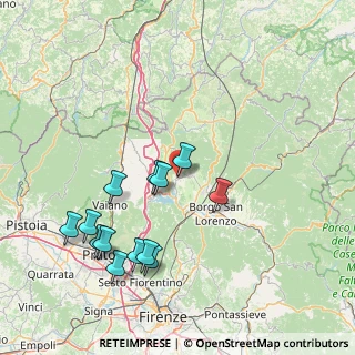 Mappa Via di Panna, 50031 Barberino di Mugello FI, Italia (16.86154)