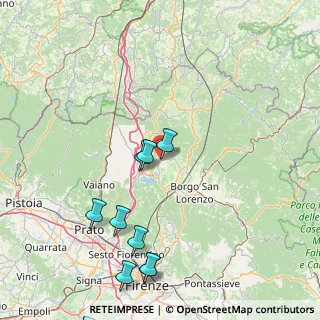 Mappa Via di Panna, 50031 Barberino di Mugello FI, Italia (23.38909)