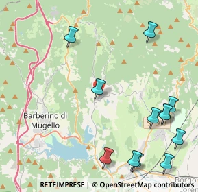 Mappa Via di Panna, 50031 Barberino di Mugello FI, Italia (5.62583)