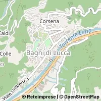 Kaart Bagni di Lucca