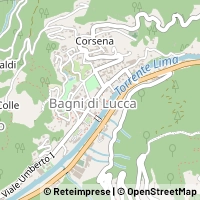 Kartta Bagni di Lucca