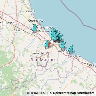 Mappa Via Ca' Torsani, 47923 Rimini RN, Italia (8.14)