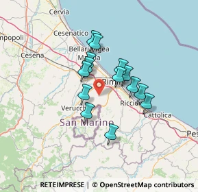 Mappa Via Ca' Torsani, 47923 Rimini RN, Italia (10.24)