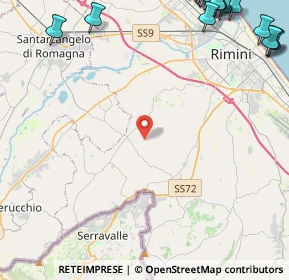 Mappa Via Ca' Torsani, 47923 Rimini RN, Italia (7.7515)