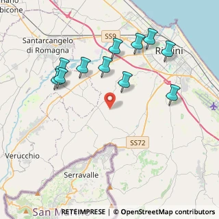 Mappa Via Ca' Torsani, 47923 Rimini RN, Italia (4.22364)