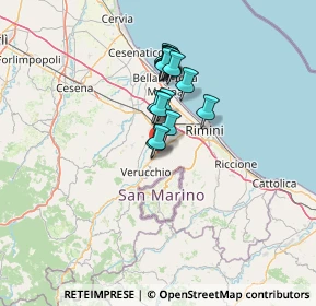 Mappa Via Gradizza, 47923 Rimini RN, Italia (9.95313)
