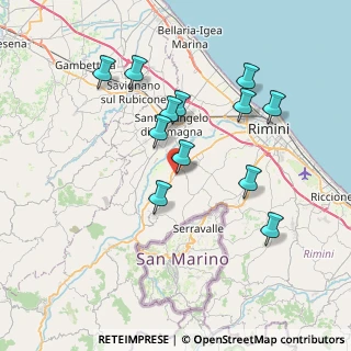 Mappa Via Gradizza, 47923 Rimini RN, Italia (7.21417)