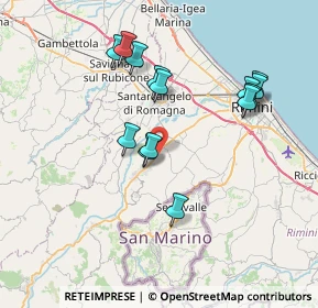 Mappa Via Gradizza, 47923 Rimini RN, Italia (7.22857)