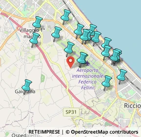 Mappa Via Rontanini, 47924 Rimini RN, Italia (1.949)