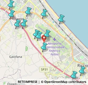 Mappa Via Rontanini, 47924 Rimini RN, Italia (2.44154)