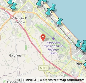 Mappa Via Rontanini, 47924 Rimini RN, Italia (3.42583)
