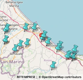 Mappa Via Rontanini, 47924 Rimini RN, Italia (9.7775)