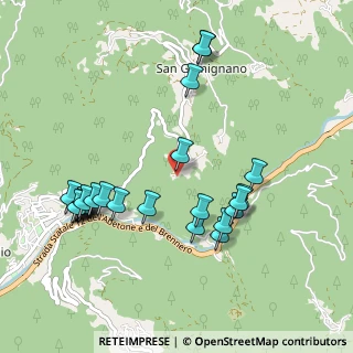Mappa Località Guzzano, 55022 Bagni di Lucca LU, Italia (1.09583)