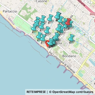 Mappa Via Don Carlo Gnocchi, 54100 Marina di Massa MS, Italia (0.4)