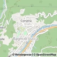 Mapa Bagni di Lucca