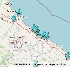 Mappa Riccione 47838, 47898 Riccione RN, Italia (25.3425)