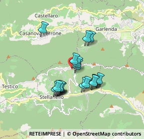 Mappa Via Leonpancaldo, 17020 Stellanello SV, Italia (1.44211)