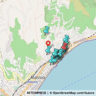 Mappa Strada privata Orussa, 17021 Alassio SV, Italia (0.339)