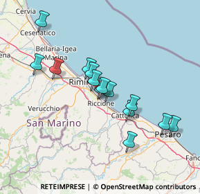 Mappa Via G. Verga, 47838 Riccione RN, Italia (12.69643)