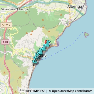 Mappa Viale Sant'Erasmo, 17021 Alassio SV, Italia (1.41909)