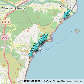 Mappa Viale Sant'Erasmo, 17021 Alassio SV, Italia (1.37909)