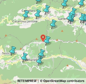 Mappa Località Pilone, 17020 Stellanello SV, Italia (3.08)