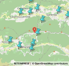 Mappa Località Pilone, 17020 Stellanello SV, Italia (2.48667)