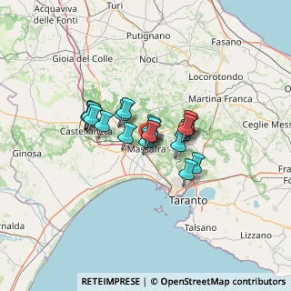 Mappa Via Cristoforo Colombo, 74016 Massafra TA, Italia (8.881)