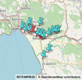 Mappa Zona Industriale, 84091 Battipaglia SA, Italia (9.60833)