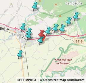 Mappa Via Festola, 84025 Eboli SA, Italia (3.72077)