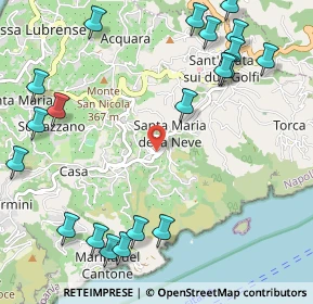 Mappa Via S. Maria della Neve, 80061 Massa Lubrense NA, Italia (1.5425)