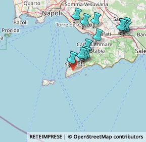 Mappa Via S. Maria della Neve, 80061 Massa Lubrense NA, Italia (16.59615)