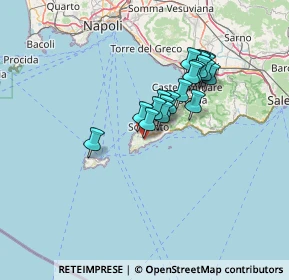 Mappa Via S. Maria della Neve, 80061 Massa Lubrense NA, Italia (11.5375)