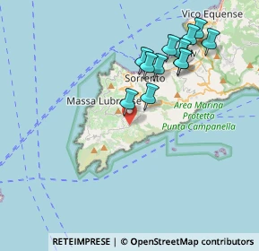 Mappa Via S. Maria della Neve, 80061 Massa Lubrense NA, Italia (4.1075)