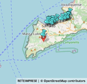 Mappa Via S. Maria della Neve, 80061 Massa Lubrense NA, Italia (4.21067)