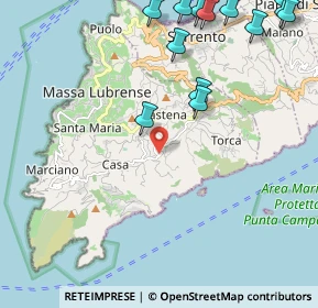 Mappa Via Santa Maria della Neve, 80061 Massa Lubrense NA, Italia (3.15538)